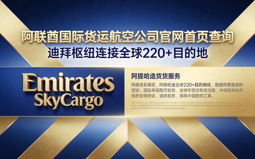 阿联酋空运实操，阿联酋国际货运航空公司官网首页查询指南