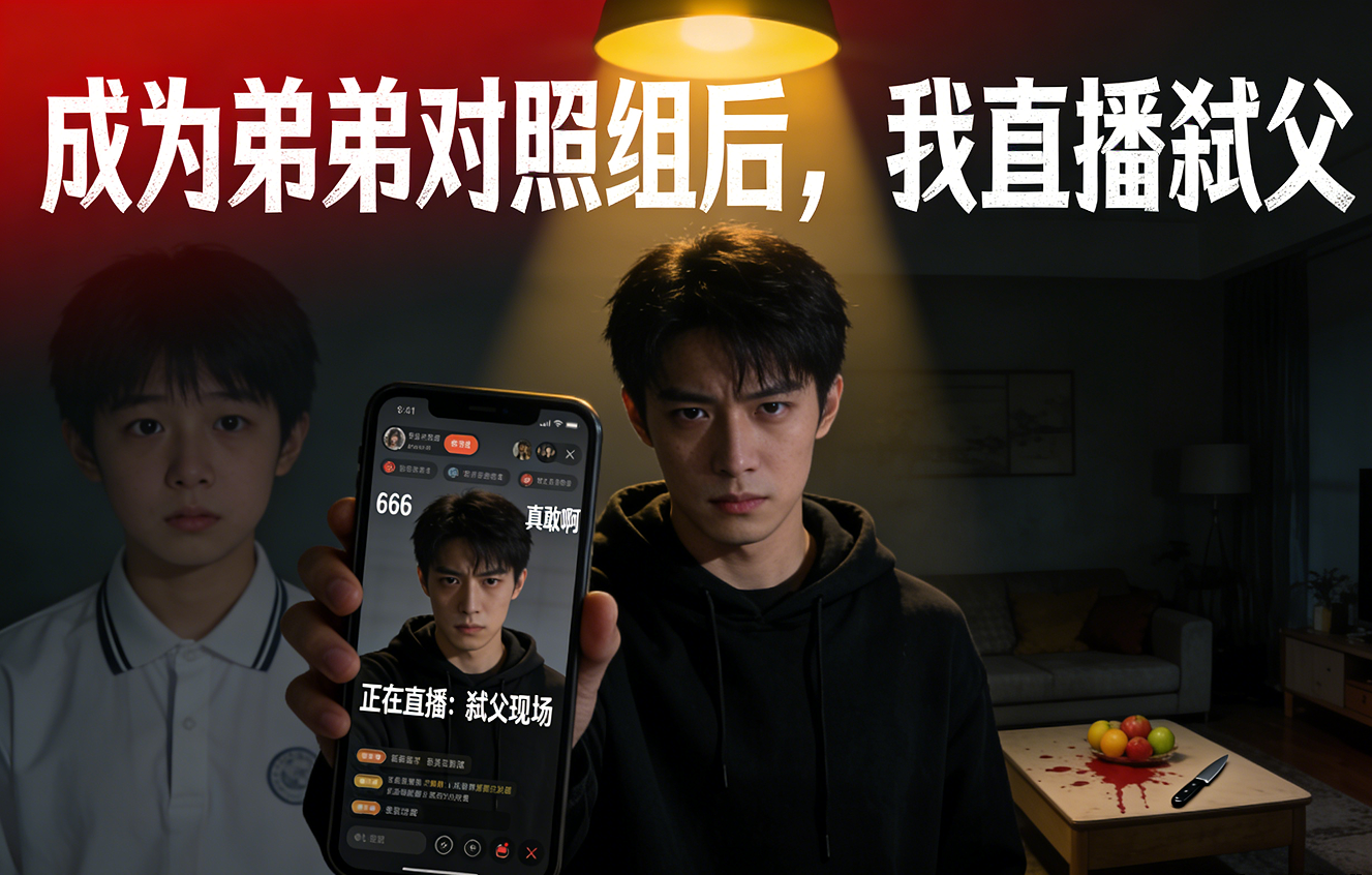 成为弟弟对照组后，我直播弑父