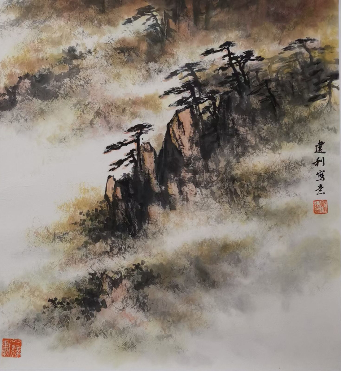 【作品赏析】墨染山河，笔绽梅香——戴建利先生画作赏析