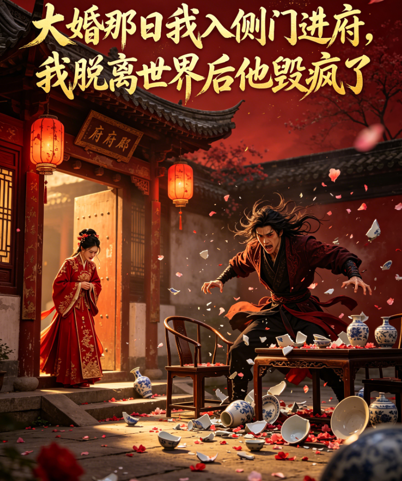 大婚那日我入侧门进府，我脱离世界后他毁疯了