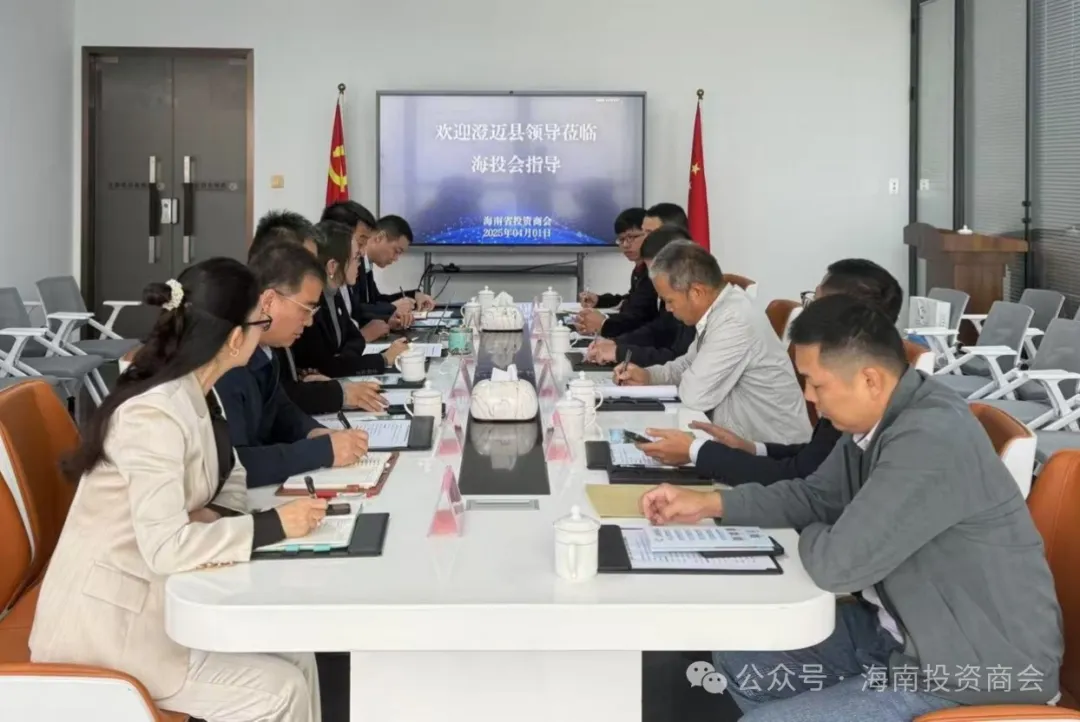 共谋发展新机遇！海南省投资商会与澄迈县共话招商引资新未来