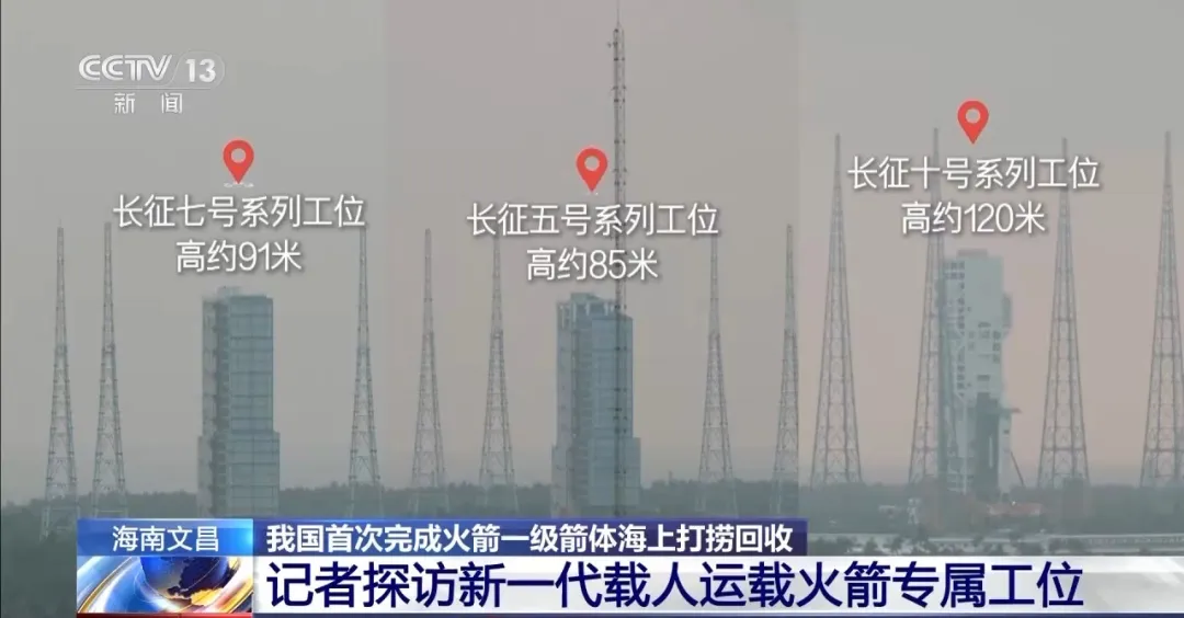 央视关注：“登月门户”在文昌拔地而起，记者探访新一代载人运载火箭专属工位