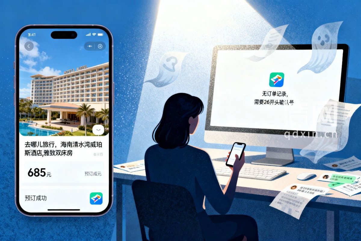 想取消订单，去哪儿旅行说已预订成功只退30%房款 消费者联系酒店发现压根就没预订