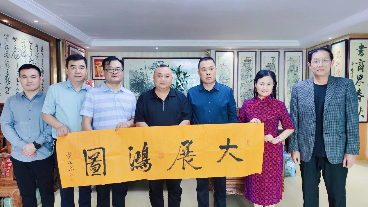 长沙天一平安文化传播公司李建平拜访湖南省企业文化促进会