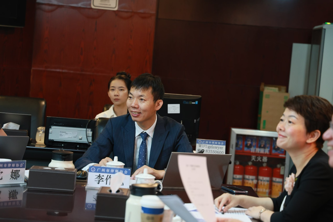 知明所律师李作粼参加深圳律协湾区三地律师行业走访交流
