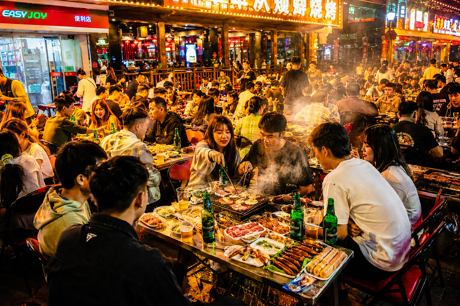 2026五一餐饮启示录：当客单下滑8.3%，自助烤肉靠什么留住排队的人？