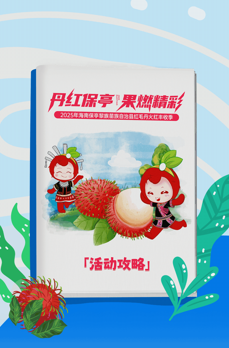 玩转保亭红毛丹火红丰收季？看这篇攻略就够了！