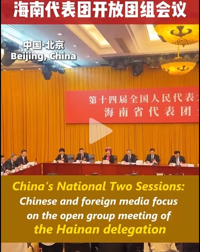 2026全国两会：中外媒体聚焦海南代表团开放团组会议