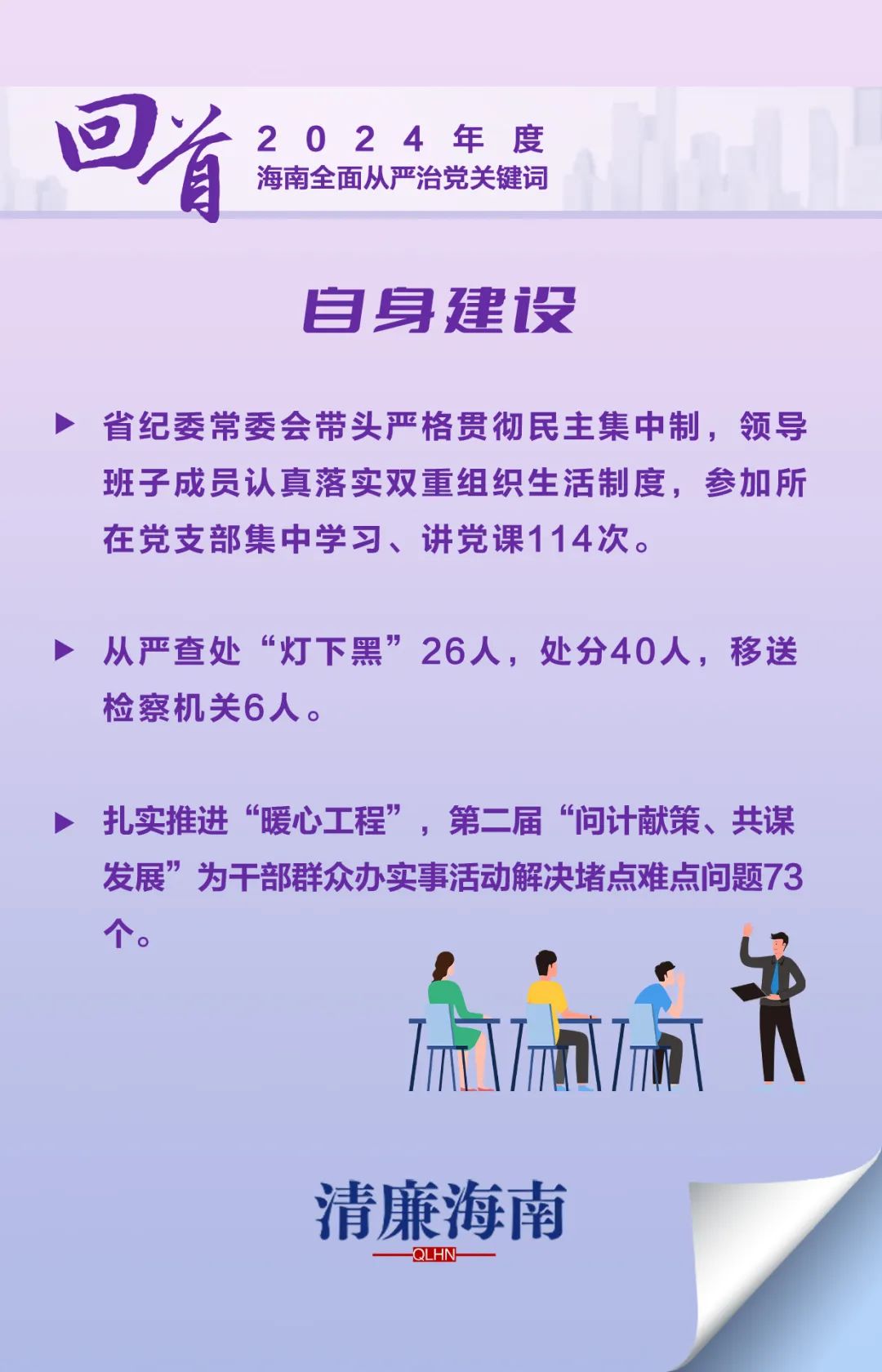 回首2024年海南全面从严治党关键词：自身建设