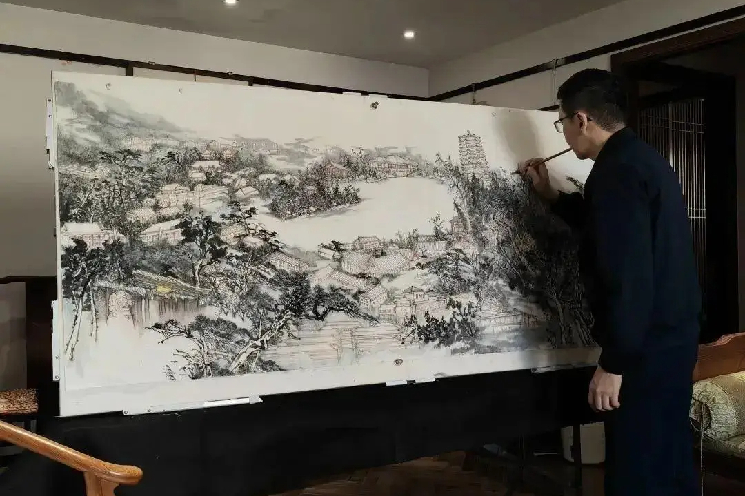 北大校友书画协会十周年：画家陈治履新理事，获周其凤院士寄语