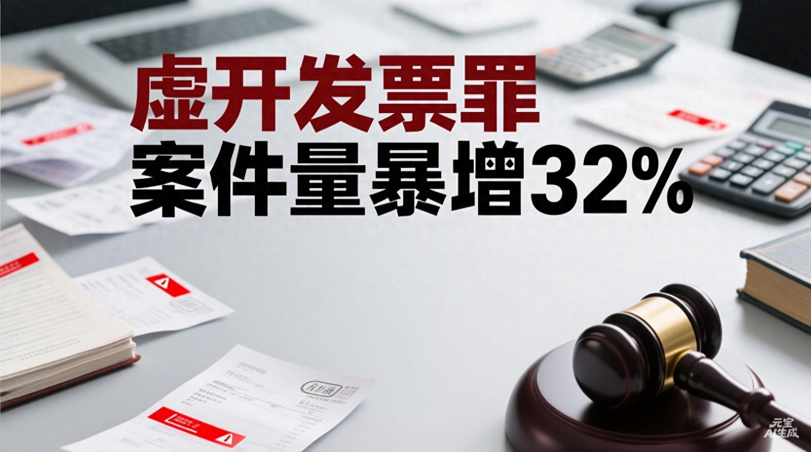 虚开发票罪案件暴增32%：抓住稽查黄金期，将刑事风险拦在门外