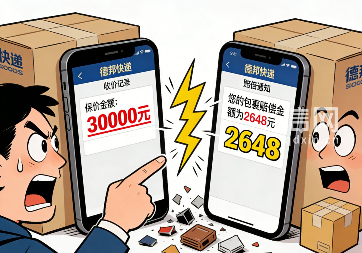 保价3万只想赔2千多 德邦快递“砍价式理赔”被法院驳回