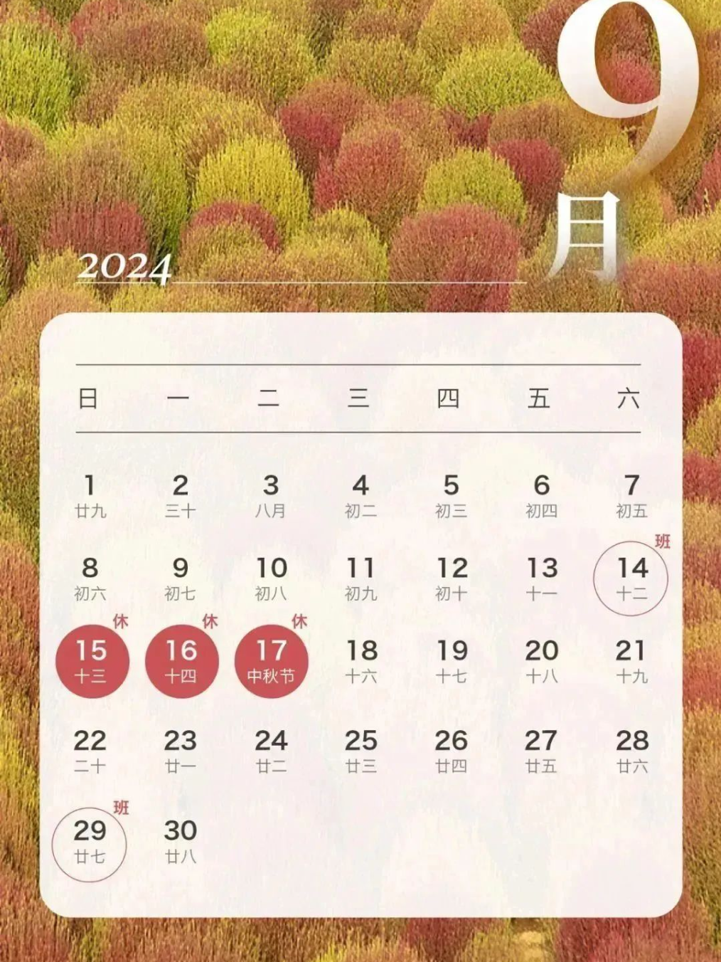 连休7天！最新放假通知来了→