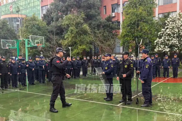 播州公安：硬核培训校园保安 共同守护平安校园