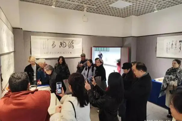 “杨炳南书艺暨教育家精神书法作品展”在长沙师范学院徐特立纪念馆开幕