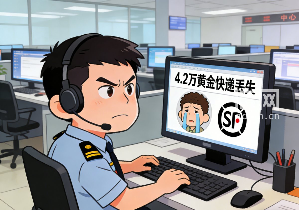 消费者疑陷黄金等额兑换骗局 顺丰快递员未按地址投递成帮凶致金条丢失