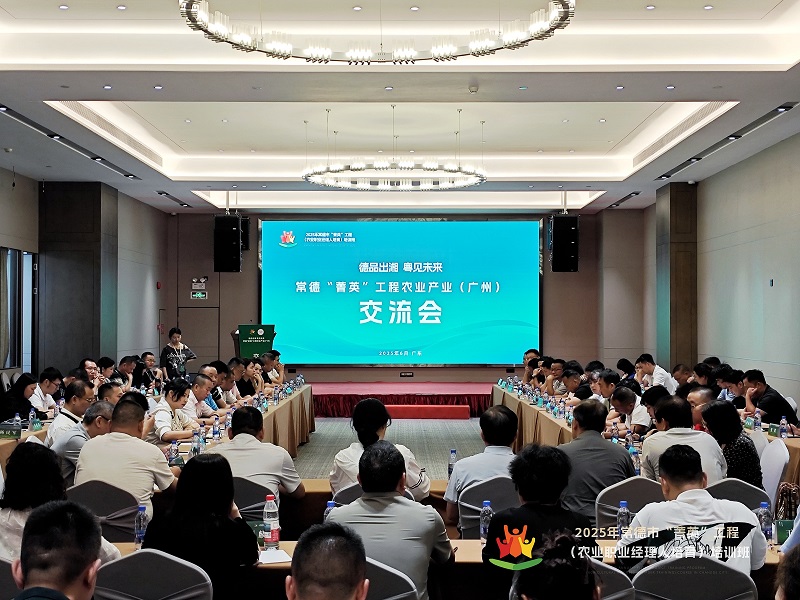 德品出湘 粤见未来：常德“菁英”工程农业产业交流会架起湘粤合作金桥