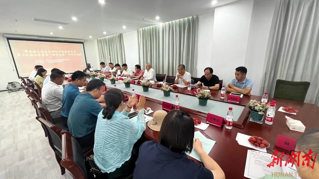 粤港澳大湾区异地长沙商会联席会第二次会议暨建设“湘商之家”专项交流会在广州召开