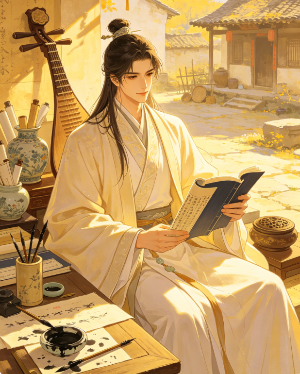 身怀才艺空潦倒，半生做事尽蹉跎